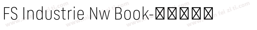 FS Industrie Nw Book字体转换